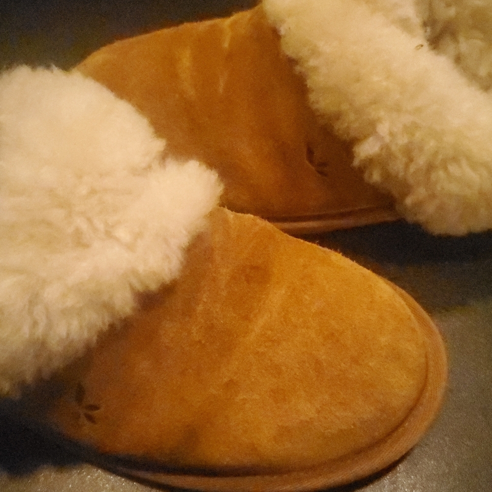 Koolaburra By UGG Milo Scuff Slipper Chestnut Suede Size 9 - Picture 4 of 9